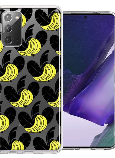 Samsung Galaxy Note 20 Tropical Bananas Design Double Layer Phone Case Cover