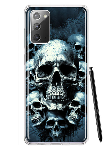 Samsung Galaxy Note 20 Graveyard Death Dream Skulls Double Layer Phone Case Cover