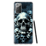 Samsung Galaxy Note 20 Graveyard Death Dream Skulls Double Layer Phone Case Cover