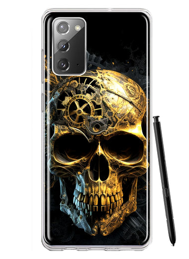 Samsung Galaxy Note 20 Steampunk Skull Science Fiction Machinery Double Layer Phone Case Cover