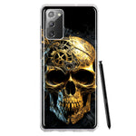 Samsung Galaxy Note 20 Steampunk Skull Science Fiction Machinery Double Layer Phone Case Cover