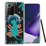 Samsung Galaxy Note 20 Ultra Moon Green Jaguar Design Double Layer Phone Case Cover