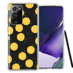 Samsung Galaxy Note 20 Ultra Tropical Pineapples Polkadots Design Double Layer Phone Case Cover