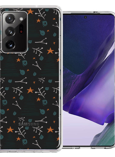 Samsung Galaxy Note 20 Ultra Holiday Christmas Trees Design Double Layer Phone Case Cover