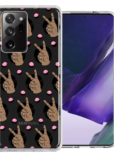 Samsung Galaxy Note 20 Ultra Peace for All Design Double Layer Phone Case Cover