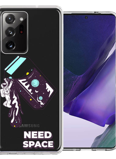 Samsung Galaxy Note 20 Ultra Need Space Astronaut Stars Design Double Layer Phone Case Cover
