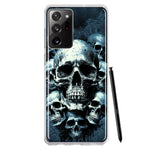 Samsung Galaxy Note 20 Ultra Graveyard Death Dream Skulls Double Layer Phone Case Cover