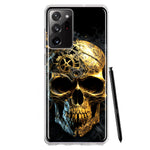 Samsung Galaxy Note 20 Ultra Steampunk Skull Science Fiction Machinery Double Layer Phone Case Cover