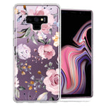 For Samsung Galaxy Note 9 Soft Pastel Spring Floral Flowers Blush Lavender Phone Case Cover