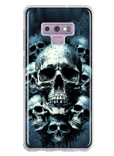 Samsung Galaxy Note 9 Graveyard Death Dream Skulls Double Layer Phone Case Cover