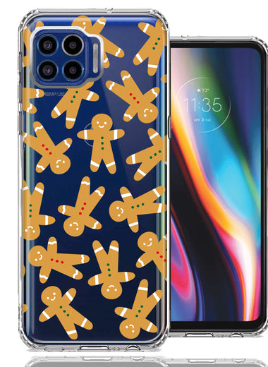 Motorola One 5G Christmas Gingerbread Traditional Holiday Cookies By BillyElleCo Double Layer Phone Case Cover