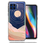 Motorola One 5G Desert Mountains Design Double Layer Phone Case Cover