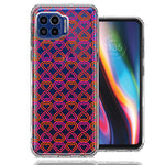 Motorola One 5G Infinity Hearts Design Double Layer Phone Case Cover
