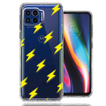 Motorola One 5G Electric Lightning Bolts Design Double Layer Phone Case Cover