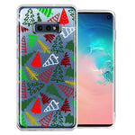 Samsung Galaxy S10e Christmas Trees Holiday Festive Winter By BillyElleCo Double Layer Phone Case Cover