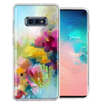 For Samsung Galaxy S10e Watercolor Flowers Abstract Spring Colorful Floral Painting Phone Case Cover