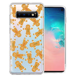 Samsung Galaxy S10 Christmas Gingerbread Traditional Holiday Cookies By BillyElleCo Double Layer Phone Case Cover