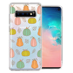 Samsung Galaxy S10 Fall Autumn Fairy Pumpkins Thanksgiving Spooky Season Double Layer Phone Case Cover