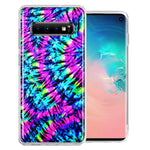 Samsung Galaxy S10 Plus Hippie Tie Dye Double Layer Phone Case Cover