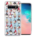 Samsung Galaxy S10 Plus USA Fourth Of July American Summer Cute Gnomes Patriotic Parade Double Layer Phone Case Cover
