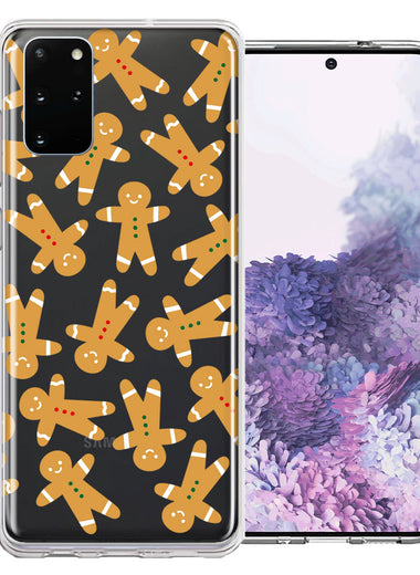 Samsung Galaxy S20 Christmas Gingerbread Traditional Holiday Cookies By BillyElleCo Double Layer Phone Case Cover