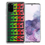 Samsung Galaxy S20 Deck The Halls Christmas Carol Falala Festive Lyric Vintage 70s Letters Double Layer Phone Case Cover
