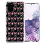 Samsung Galaxy S20 Plus Pink Horror Valentine Character Ghostface Boyfriend Call Me Hearts Double Layer Phone Case Cover