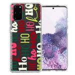 Samsung Galaxy S20 Plus Christmas Santa Ho Ho Ho textagraphy Festive Holiday Double Layer Phone Case Cover