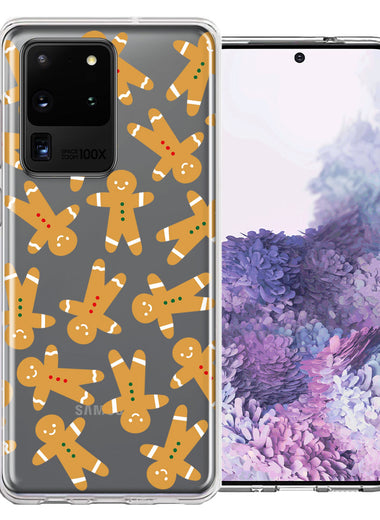 Samsung Galaxy S20 Ultra Christmas Gingerbread Traditional Holiday Cookies By BillyElleCo Double Layer Phone Case Cover