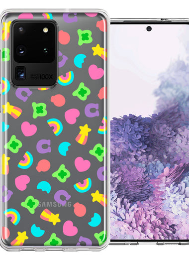 Samsung Galaxy S20 Ultra Cute Lucky Marshmallow Cereal Nostalgic Double Layer Phone Case Cover