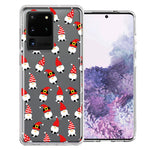 Samsung Galaxy S20 Ultra Cute Red Christmas Holiday Santa Gnomes Design Double Layer Phone Case Cover