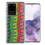 Samsung Galaxy S20 Ultra Deck The Halls Christmas Carol Falala Festive Lyric Vintage 70s Letters Double Layer Phone Case Cover