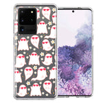 Samsung Galaxy S20 Ultra Floating Heart Glasses Love Ghosts Vaneltines Day Cutie Daisy Double Layer Phone Case Cover