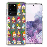 Samsung Galaxy S20 Ultra Summer Beach Cute Gnomes Sand Castle Shells Palm Trees Double Layer Phone Case Cover