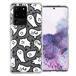 Samsung Galaxy S20 Ultra Kawaii Manga Cute Halloween Ghosts Spirits Design Double Layer Phone Case Cover