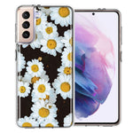 Samsung Galaxy S21 Plus Cute Daisy Flowers Double Layer Phone Case Cover