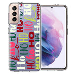 Samsung Galaxy S22 Christmas Santa Ho Ho Ho textagraphy Festive Holiday Double Layer Phone Case Cover