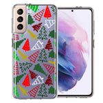 Samsung Galaxy S22 Christmas Trees Holiday Festive Winter By BillyElleCo Double Layer Phone Case Cover