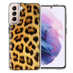 Samsung Galaxy S22 Classic Leopard Double Layer Phone Case Cover