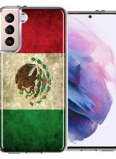 Samsung Galaxy S21 Plus Flag of Mexico Double Layer Phone Case Cover