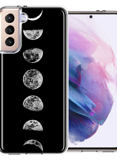 Samsung Galaxy S22 Moon Transitions Double Layer Phone Case Cover