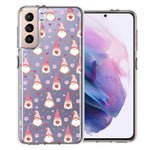 Samsung Galaxy S21 Pink Blush Valentines Day Flower Hearts Gnome Characters Cute Double Layer Phone Case Cover
