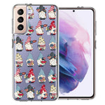 Samsung Galaxy S21 USA Fourth Of July American Summer Cute Gnomes Patriotic Parade Double Layer Phone Case Cover