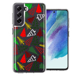 Samsung Galaxy S21 FE Christmas Trees Holiday Festive Winter By BillyElleCo Double Layer Phone Case Cover