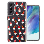 Samsung Galaxy S21 FE Cute Red Christmas Holiday Santa Gnomes Design Double Layer Phone Case Cover