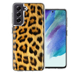 Samsung Galaxy S21 FE Classic Leopard Double Layer Phone Case Cover