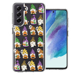 Samsung Galaxy S21FE Spooky Halloween Gnomes Cute Characters Holiday Seasonal Pumpkins Candy Ghosts Double Layer Phone Case Cover
