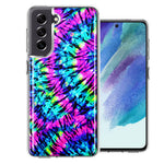 Samsung Galaxy S21 FE Hippie Tie Dye Double Layer Phone Case Cover