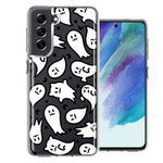 Samsung Galaxy S21 FE Kawaii Manga Cute Halloween Ghosts Spirits Design Double Layer Phone Case Cover