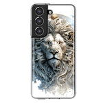 Samsung Galaxy S21 Plus Abstract Lion Sculpture Hybrid Protective Phone Case Cover